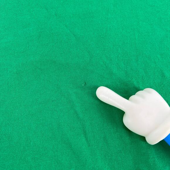 90s blank solid green tshirt 1990s vintage - Picture 5 of 7